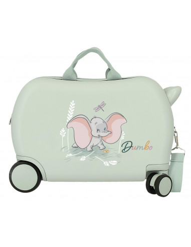 2461062 ABS ROLLING SUITCASE 4W.(2 MULTID.) 45CM. DUMBO WITH